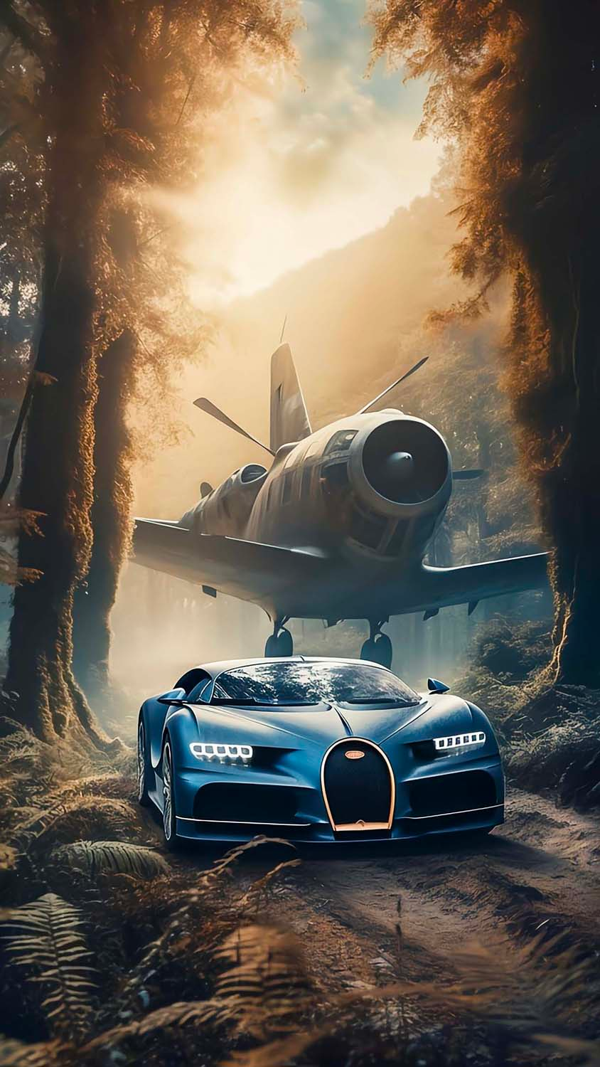 Bugatti hình nền 4K phong cách