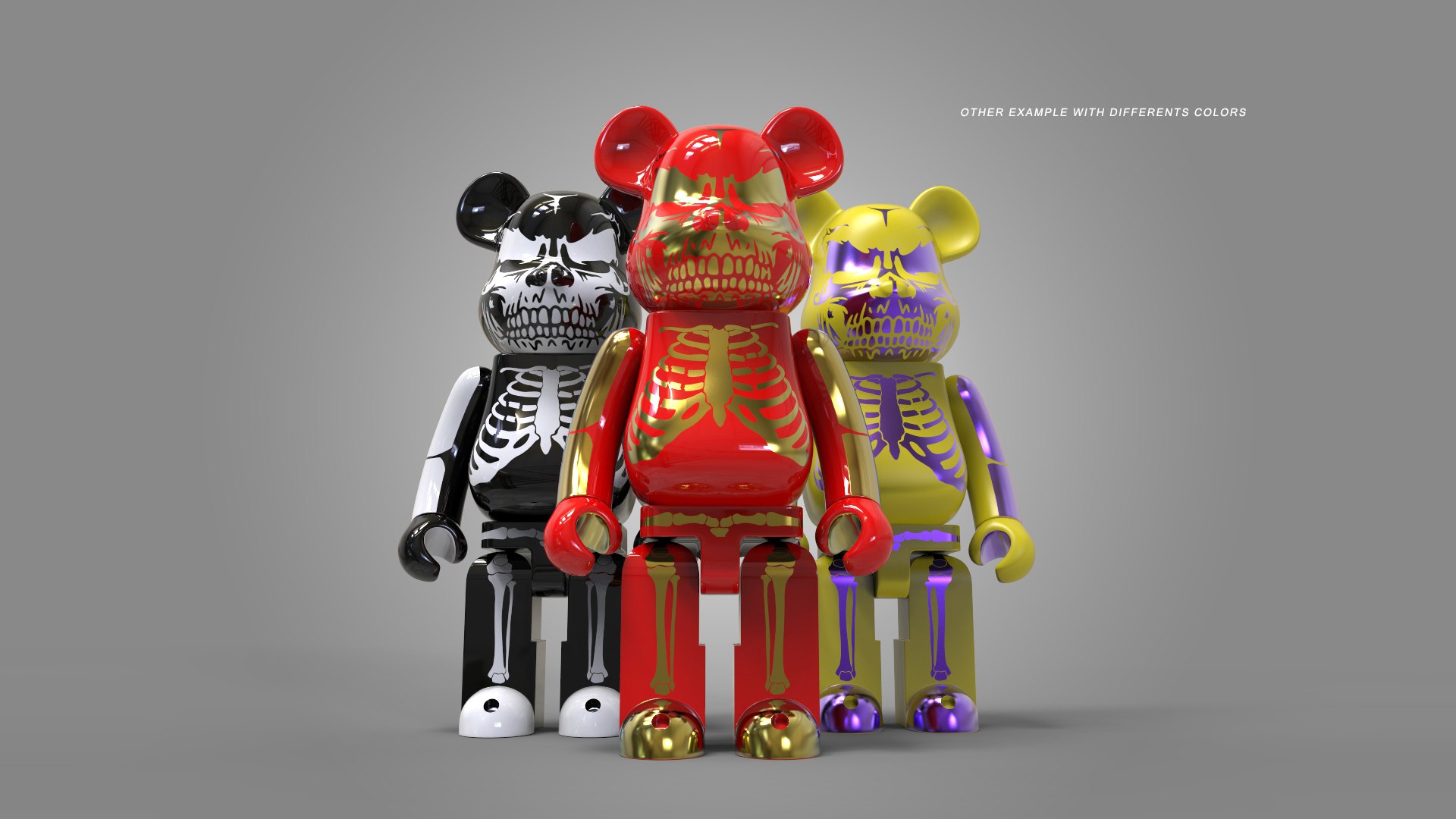 Hình nền Bearbrick 4K 0044