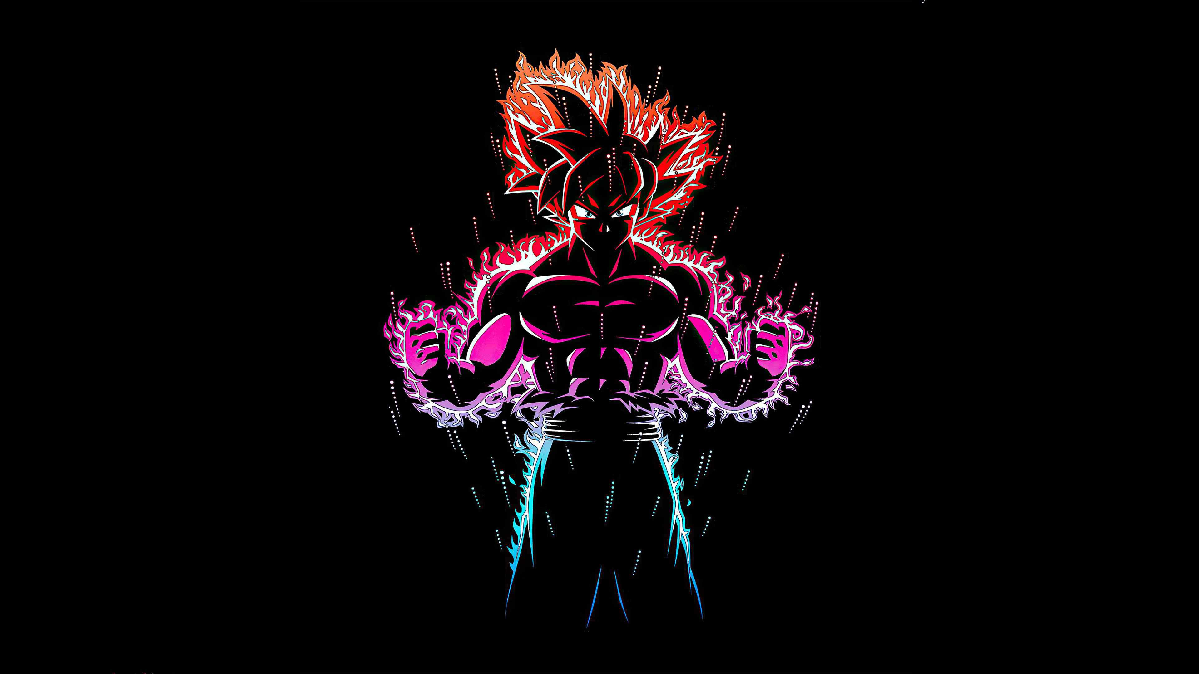 hình nền Black Goku 4k 0017