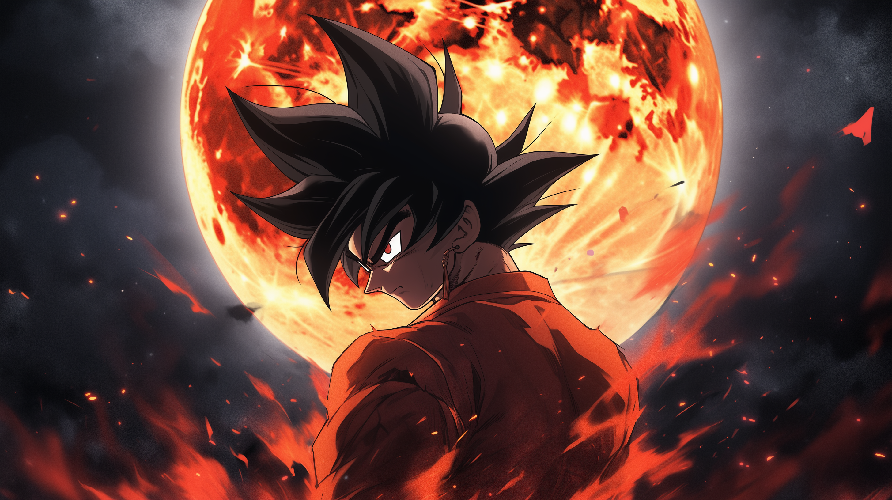 hình nền Black Goku 4k 0020