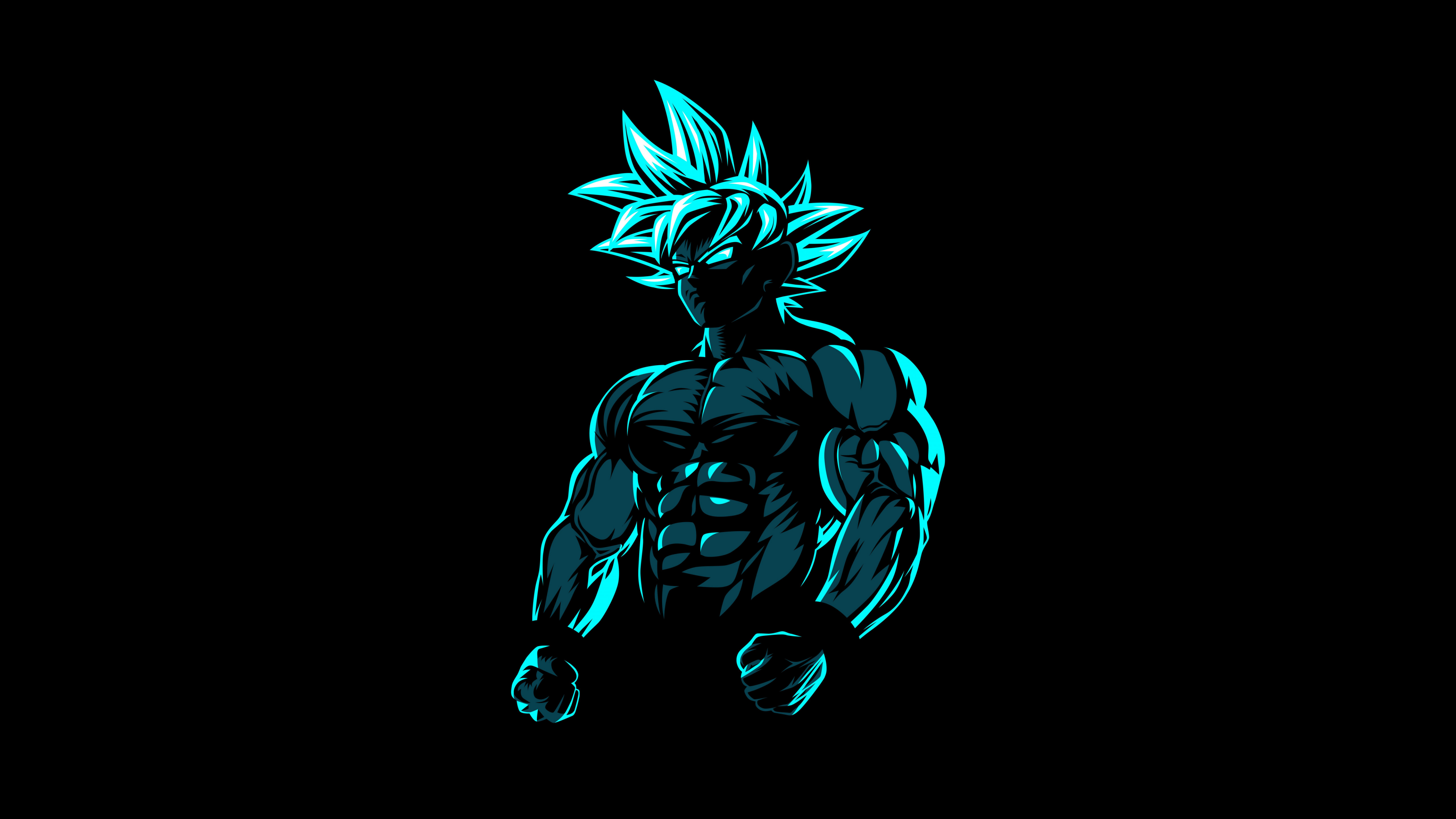 hình nền Black Goku 4k 0025