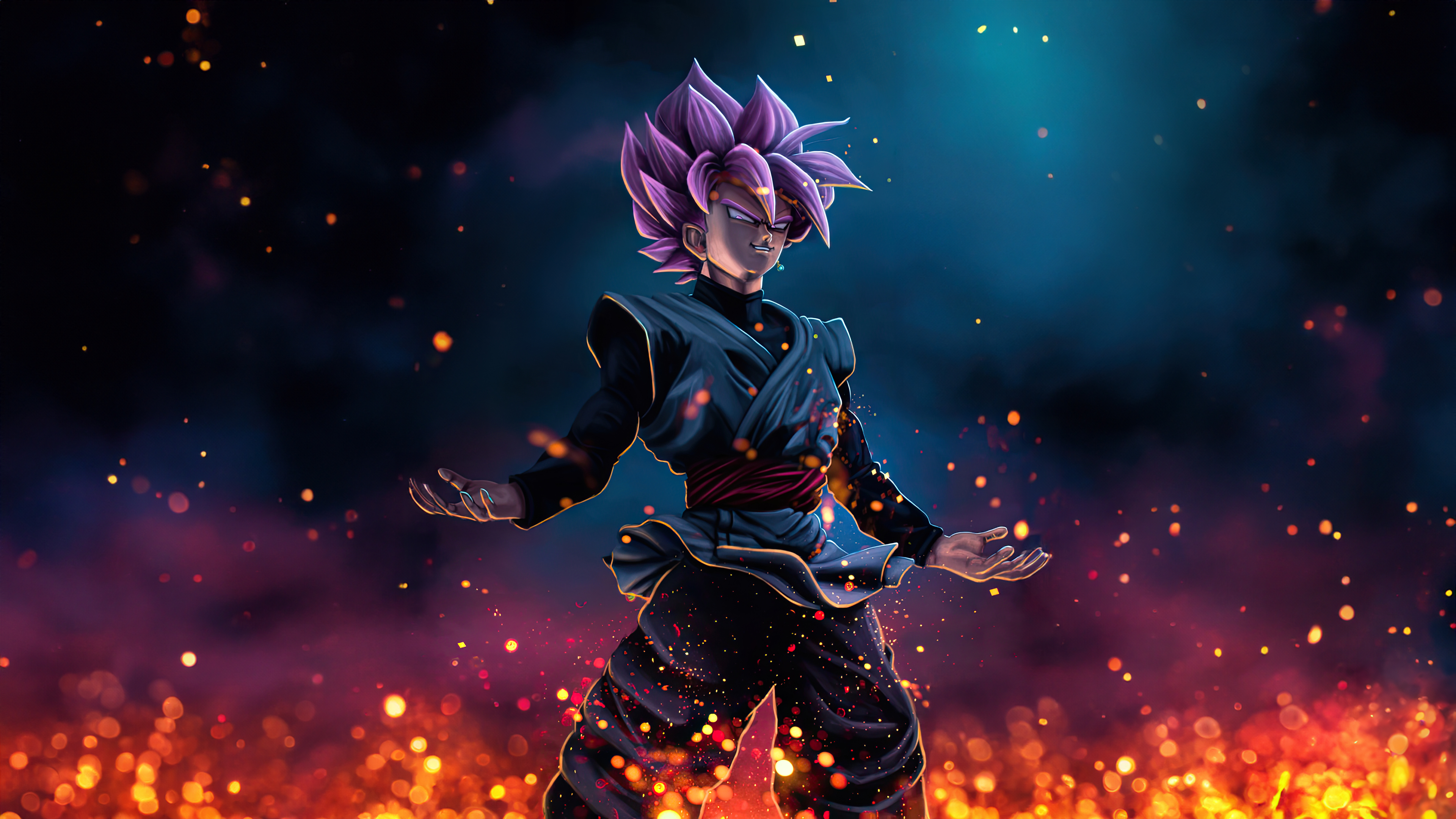 hình nền Black Goku 4k 0044