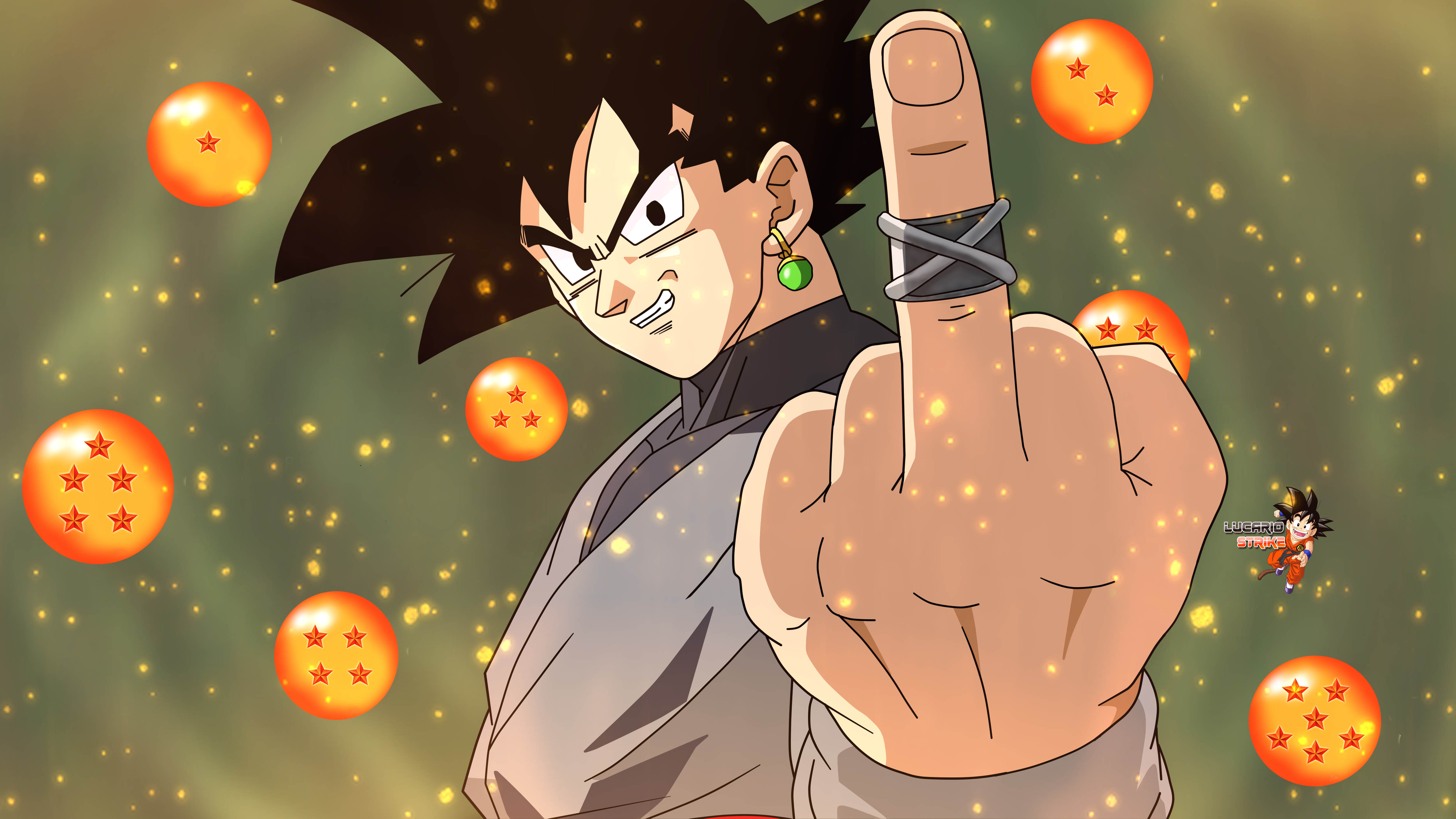 hình nền Black Goku 4k 0060