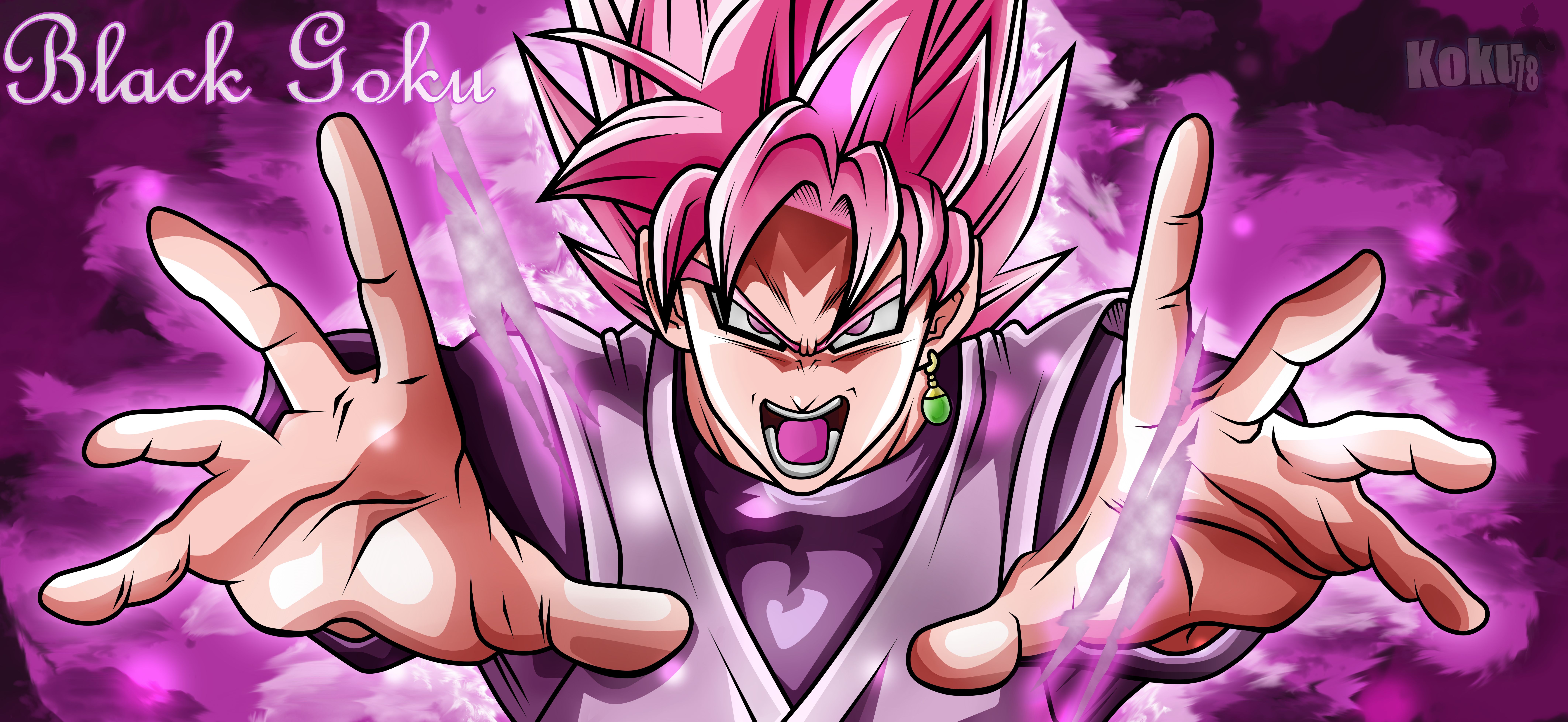 hình nền Black Goku 4k 0063