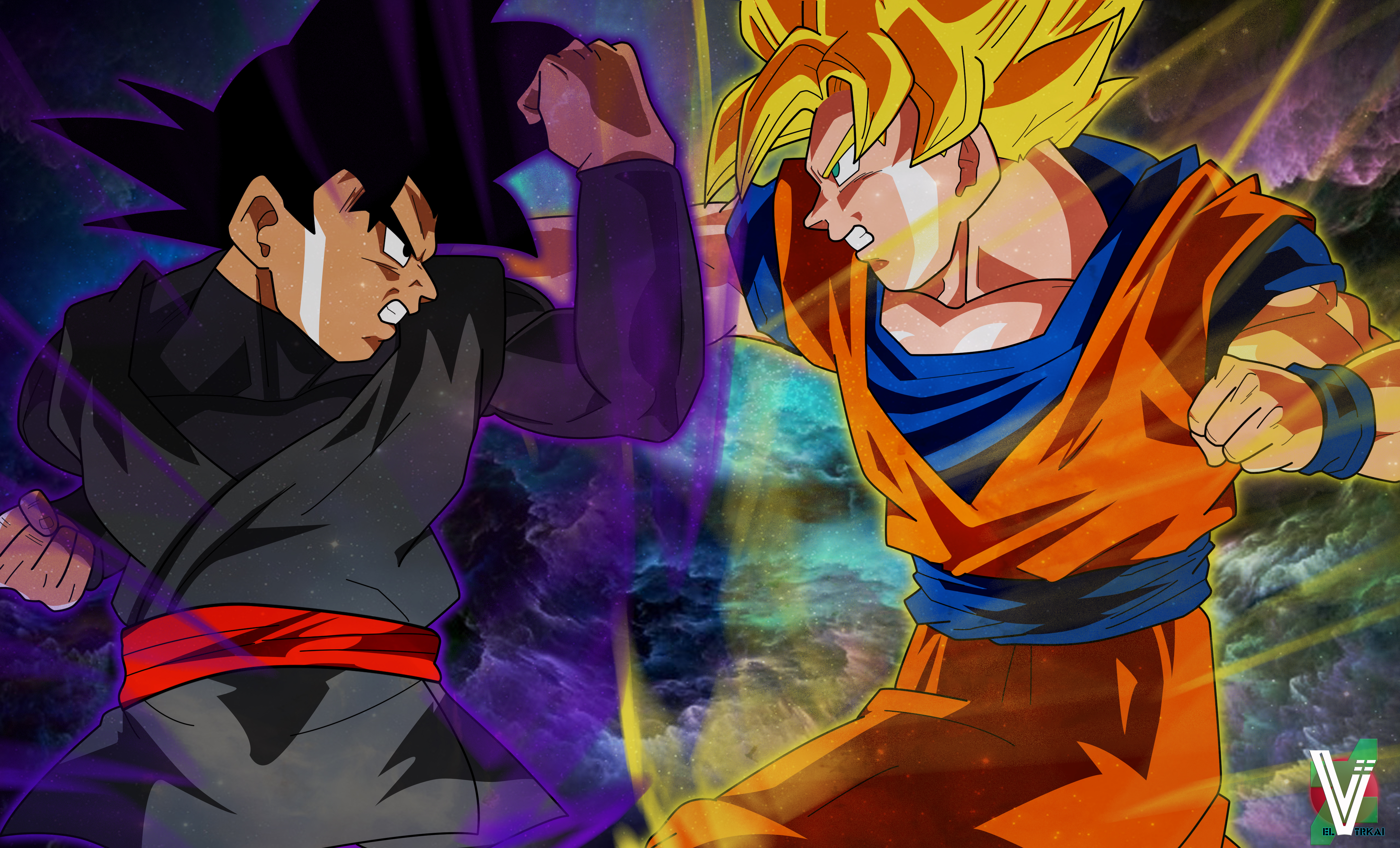 hình nền Black Goku 4k 0076