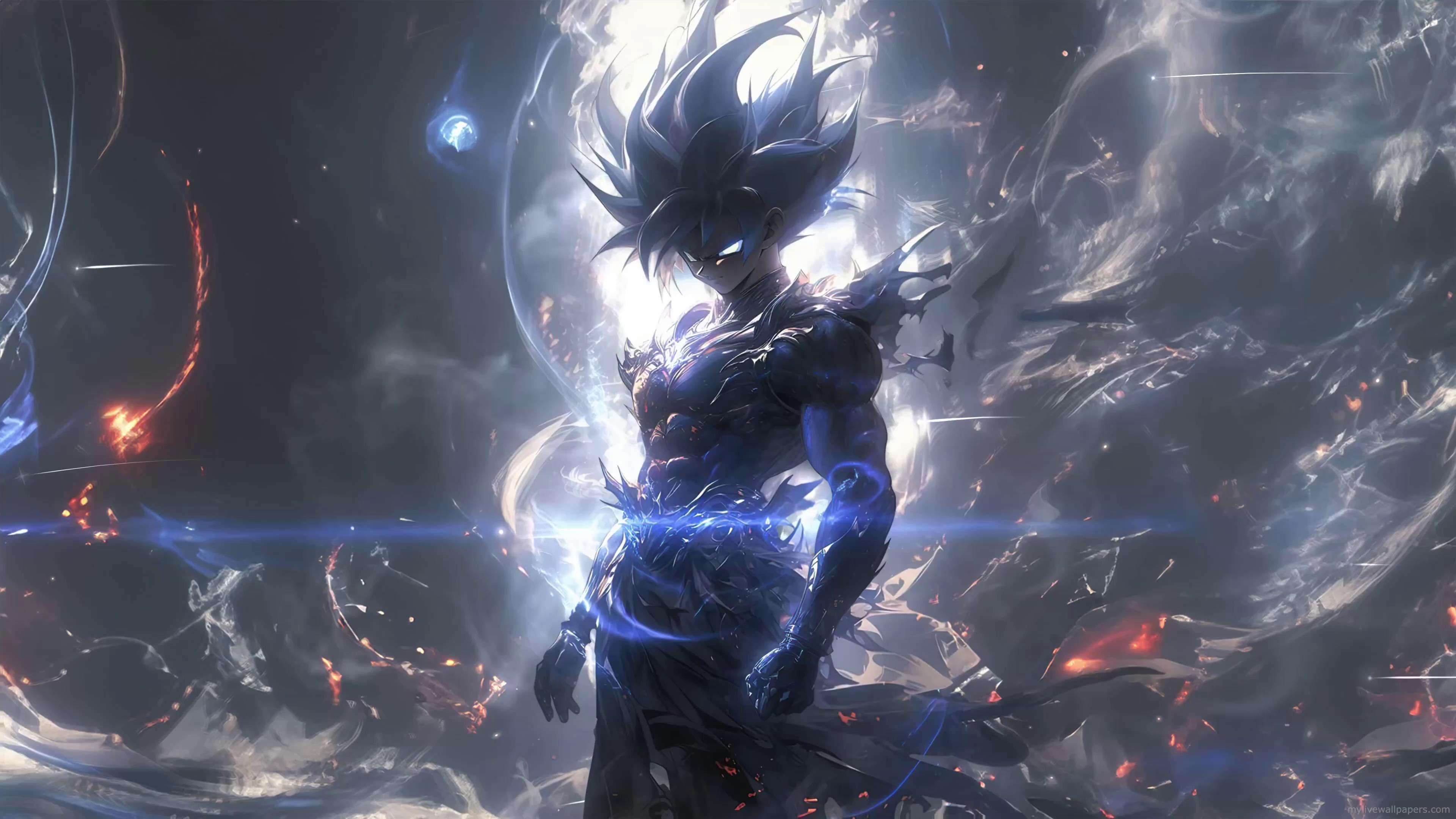 hình nền Black Goku 4k 0089