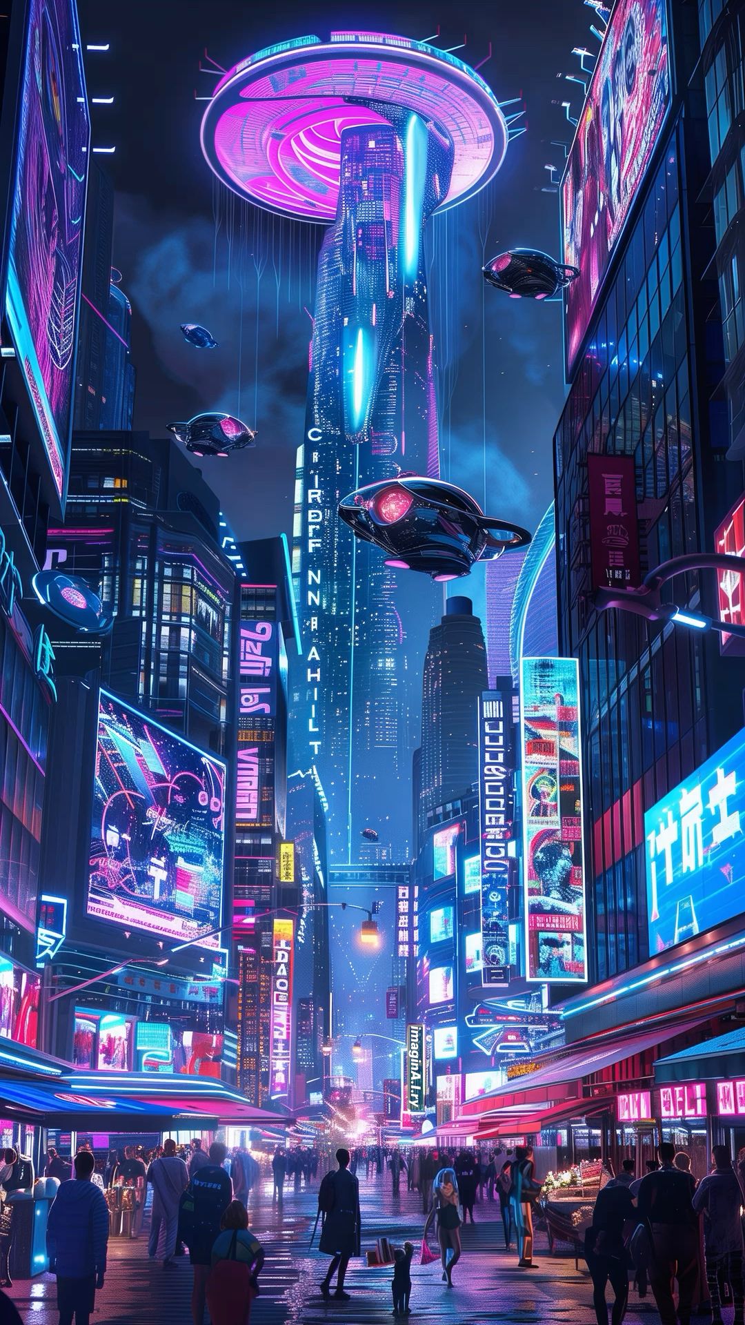 Hình nền Cyberpunk 4K đẹp mắt