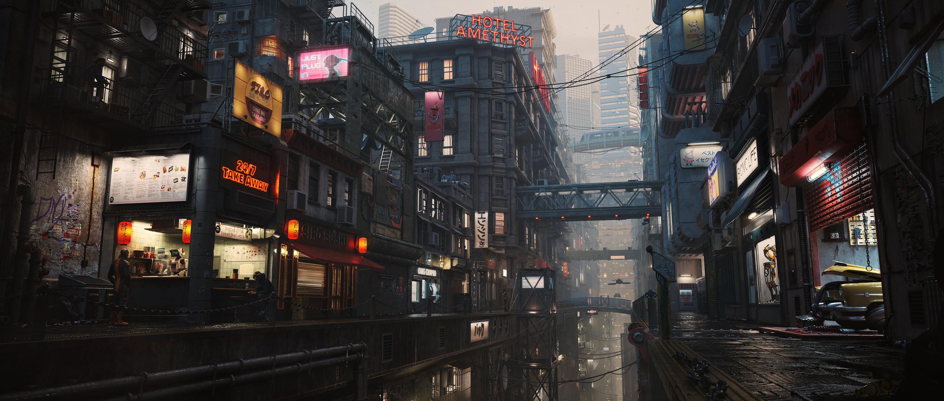 Hình nền Cyberpunk 4K 0010