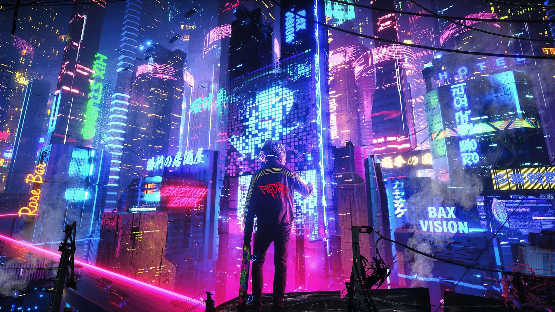 Hình nền Cyberpunk 4K 0019