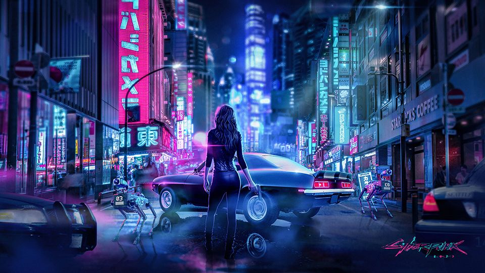 Hình nền Cyberpunk 4K 0025