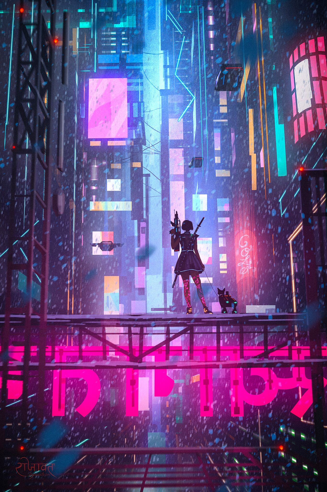 Hình nền Cyberpunk 4K 0064