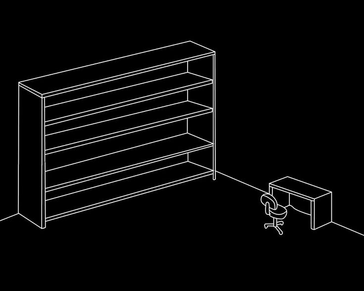 hình nền kệ sách phong cách hiện đại 4K