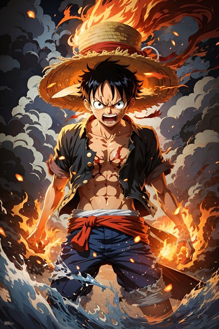 Hình nền Luffy 4K cho điện thoại 0012