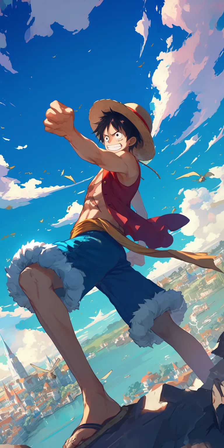 Hình nền Luffy 4K cho điện thoại 0018