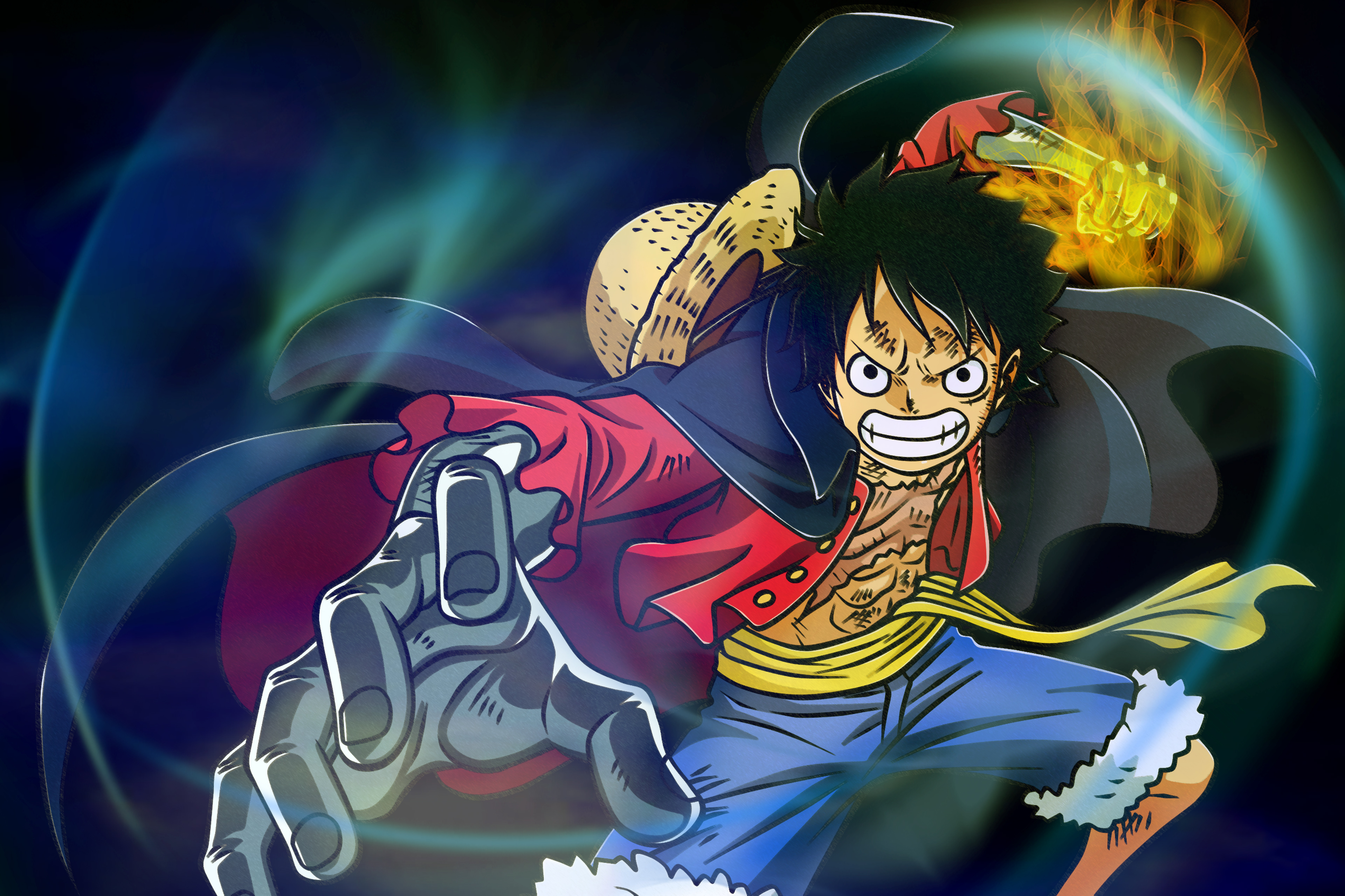 Hình nền Luffy 4K cho điện thoại 0045