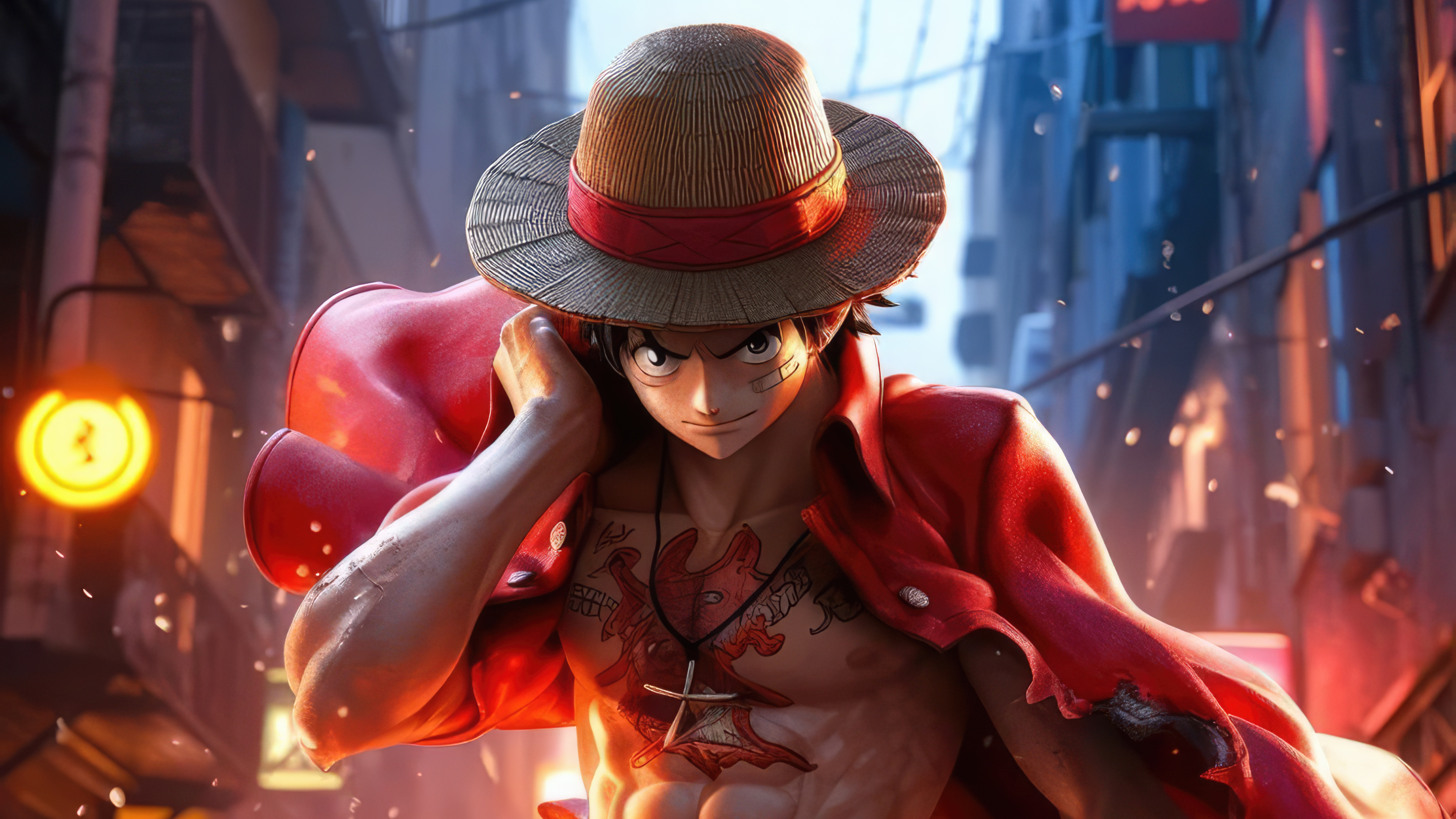 Hình nền Luffy 4K cho điện thoại 0089