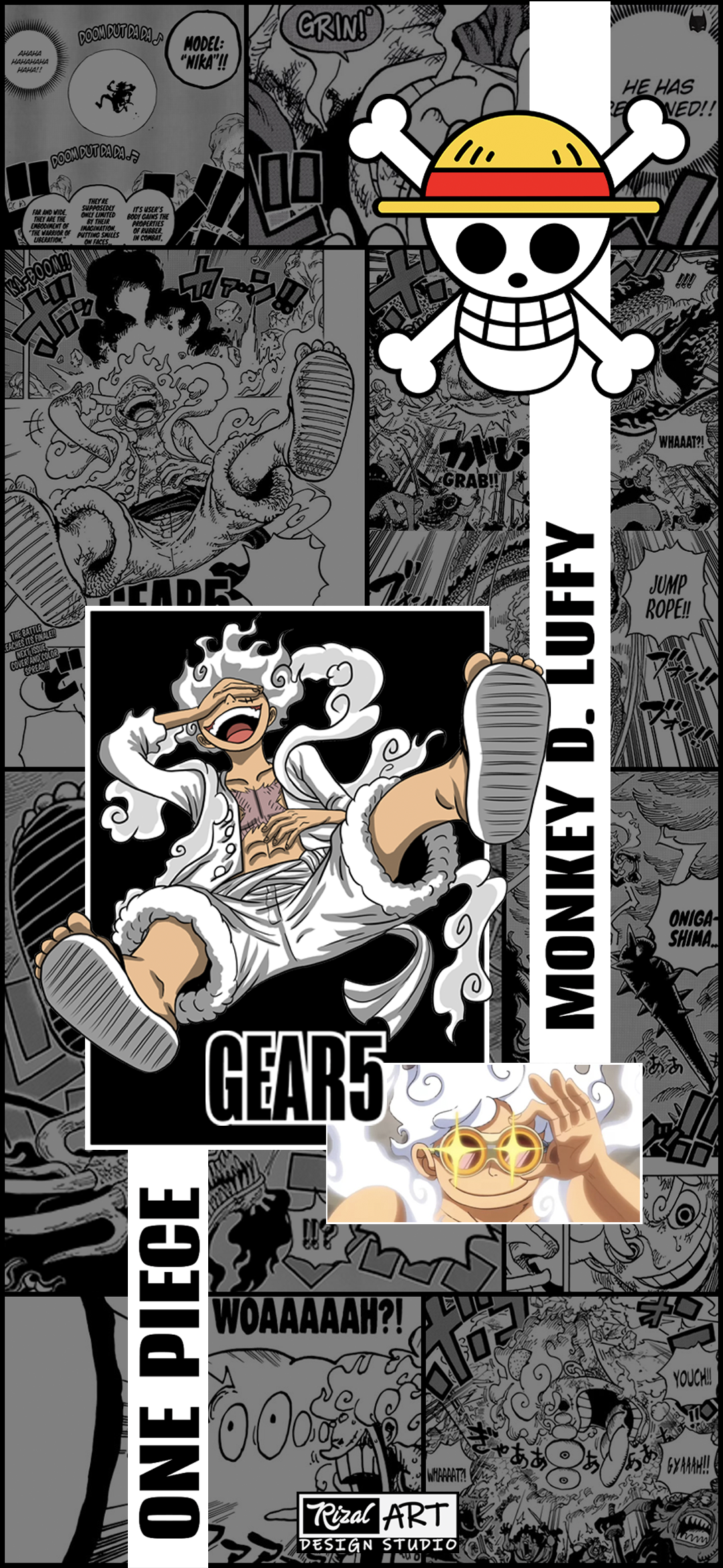 hình nền Luffy Gear 5 4k 0041