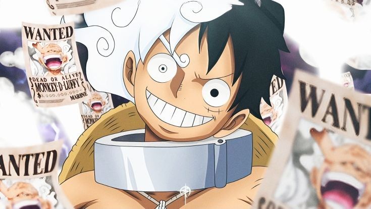 hình nền Luffy Gear 5 nika 4k