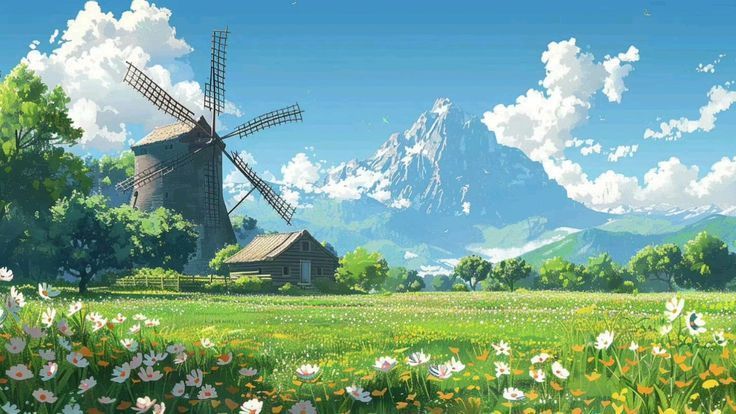 hình nền máy tính Ghibli 4k 0045