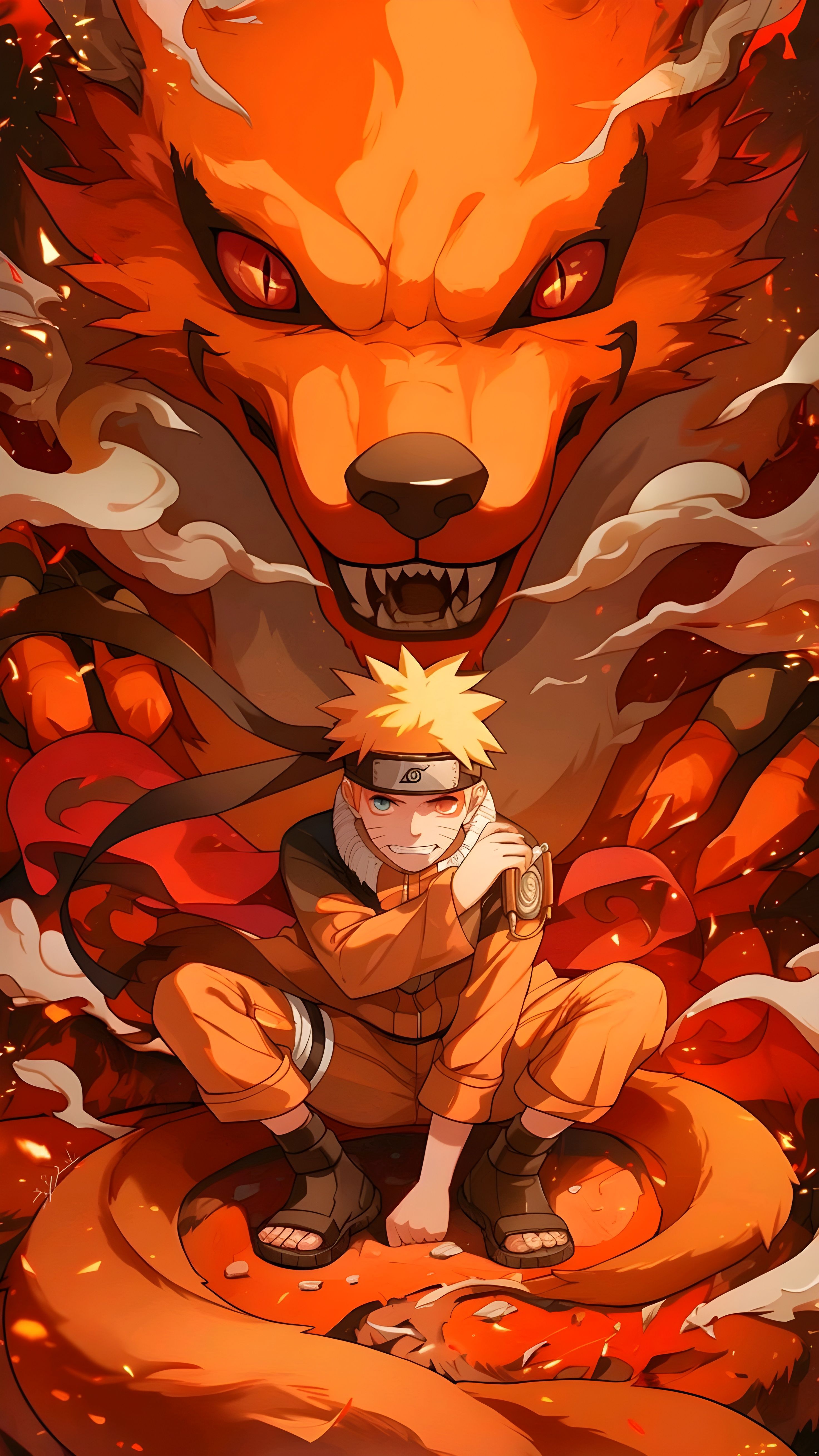 Hình nền Naruto 4K dễ thương cho điện thoại