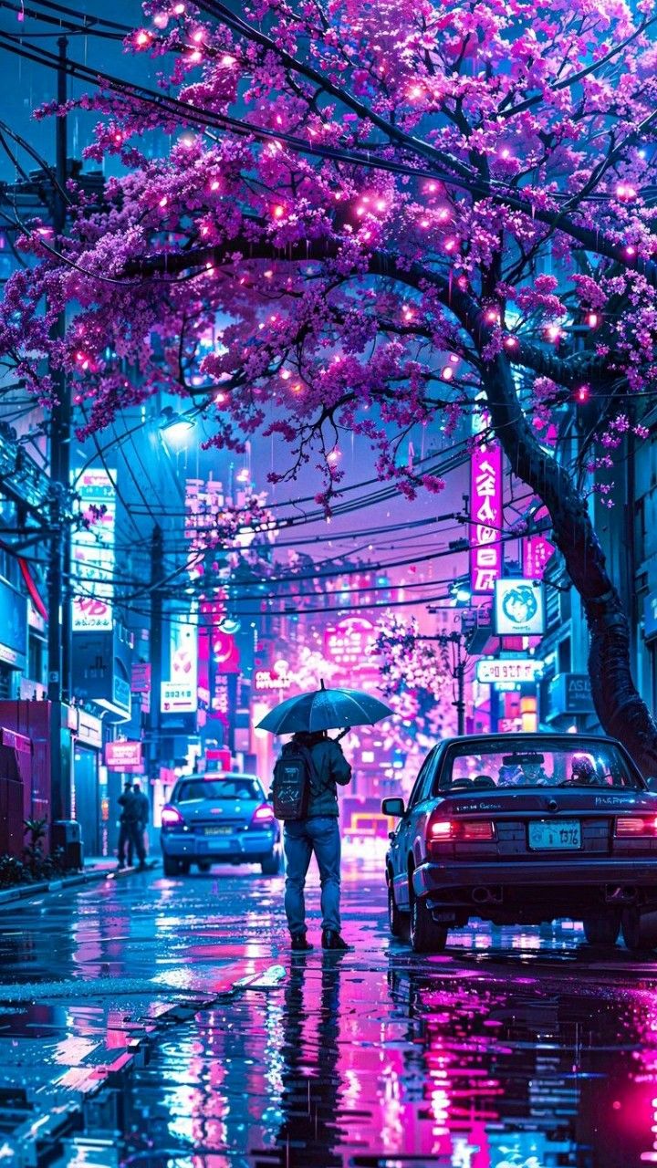 Hình nền neon 4K 0036