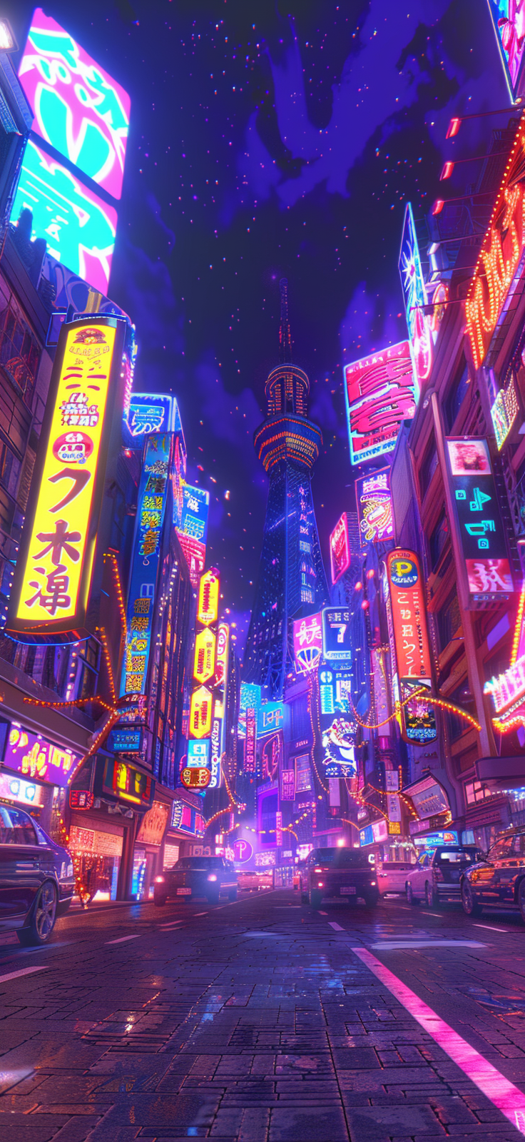 Hình nền neon 4K 0074