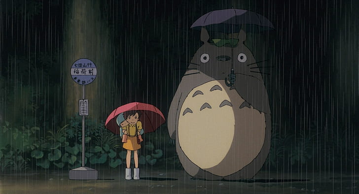 Làm mới góc làm việc của bạn với hình nền máy tính Totoro 4k sắc nét