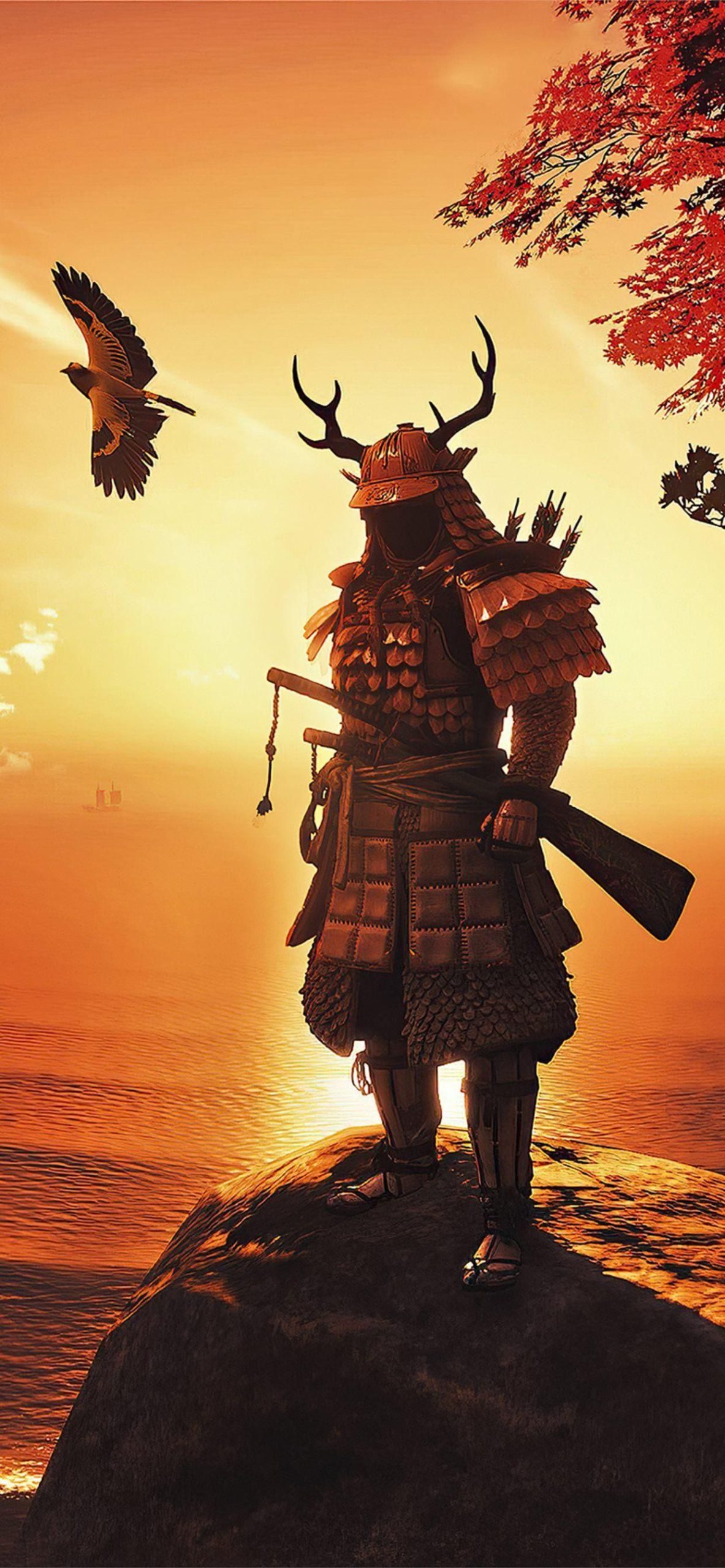 Đem đến vẻ đẹp huyền bí của hình nền Samurai 4k cho bạn